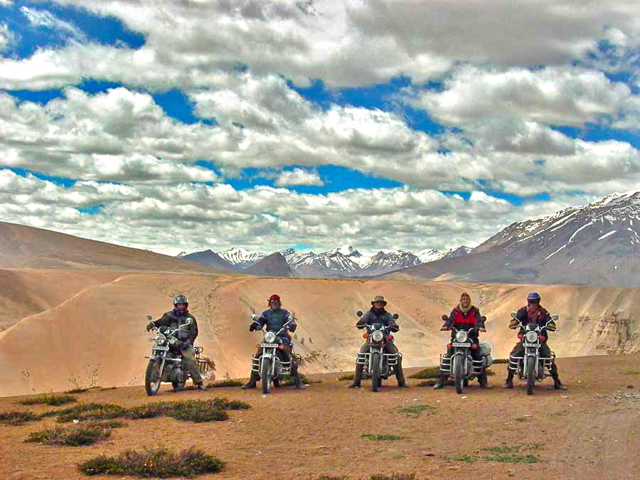 Bikes at Sarchu